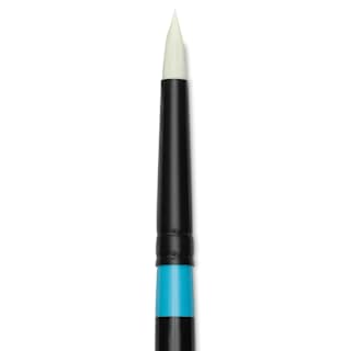 Princeton Series 6500 Aspen Synthetic Brush - Size 4, Short Pointed Round, Long Handle