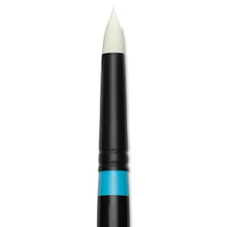 Princeton Series 6500 Aspen Synthetic Brush - Size 8, Short Pointed Round, Long Handle