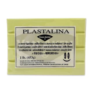 Van Aken Plastalina Modeling Clay - 1 lb, Pastel Yellow