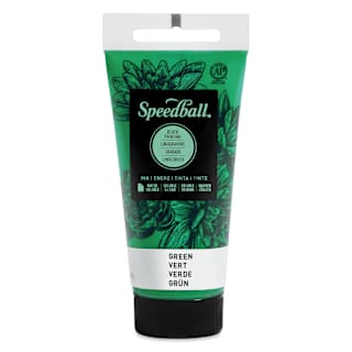 Speedball Water-Soluble Block Printing Ink - Green, 1.25 oz