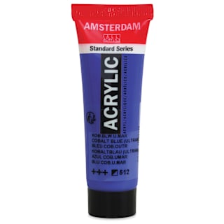 Amsterdam Standard Series Acrylic - Cobalt Blue Ultramarine, 20 ml Tube