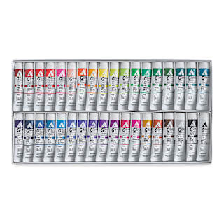 Holbein Acrylic Gouache - Set of 36, Assorted Colors, 20 ml Tubes