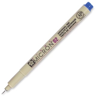 Sakura Pigma Micron Pen - Blue, 02