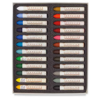 Sennelier Oil Pastel Set - Assorted Colors, Set of 24