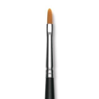 Utrecht Synthetic Sablette Brush - Long Handle, Filbert, Size 2