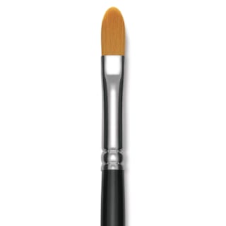 Utrecht Synthetic Sablette Brush - Long Handle, Filbert, Size 10