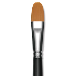 Utrecht Synthetic Sablette Brush - Long Handle, Filbert, Size 20