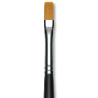 Utrecht Synthetic Sablette Brush - Long Handle, Flat, Size 6