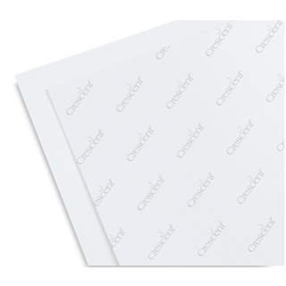 Crescent Illustration Board - 16" x 20", 14-Ply, White, Cold Press