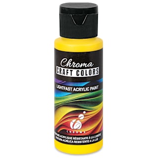 Chroma Craft Colors Acrylic Paint - Maize, 2 oz