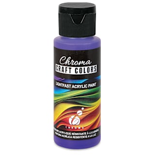 Chroma Craft Colors Acrylic Paint - Eggplant, 2 oz