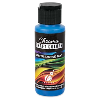 Chroma Craft Colors Acrylic Paint - Blue Jeans, 2 oz