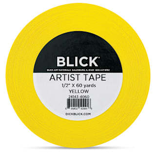 Blick Artist Tape - Yellow, 1/2" x 60 yds