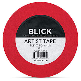 Blick Artist Tape - Red, 1/2" x 60 yds