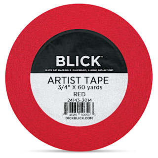 Blick Artist Tape - Red, 3/4" x 60 yds