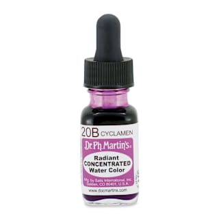Dr. Ph. Martin's Radiant Concentrated Individual Watercolor - 1/2 oz, Cyclamen
