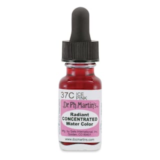 Dr. Ph. Martin's Radiant Concentrated Individual Watercolor - 1/2 oz, RCW Ice Pink