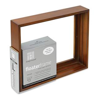 Ampersand Floaterframe - Thin, Walnut, 8" x 10", 1-1/2"