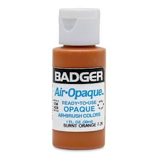 Badger Air-Opaque Airbrush Color - 1 oz, Burnt Orange