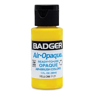 Badger Air-Opaque Airbrush Color - 1 oz, Yellow