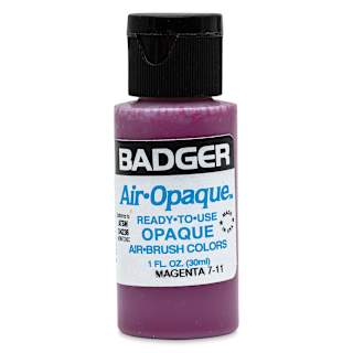Badger Air-Opaque Airbrush Color - 1 oz, Magenta