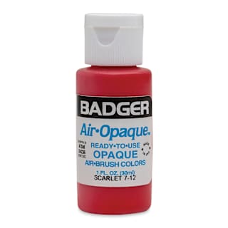 Badger Air-Opaque Airbrush Color - 1 oz, Scarlet