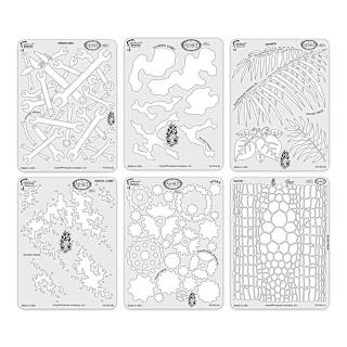 Iwata Artool Freehand Template - Set of 6, Kustom FX 4