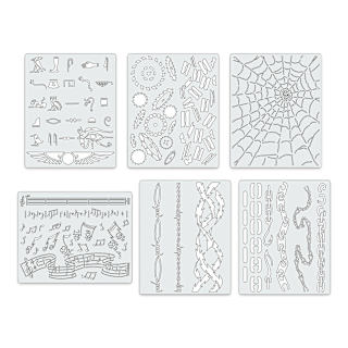 Iwata Artool Freehand Template - Set of 6, Kustom FX 3 Mini