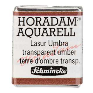 Schmincke Horadam Aquarell Watercolor - Transparent Umber, Half Pan