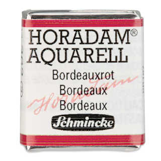 Schmincke Horadam Aquarell Watercolor - Bordeaux, Half Pan