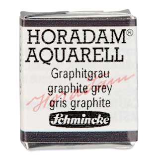 Schmincke Horadam Aquarell Watercolor - Graphite Grey, Half Pan