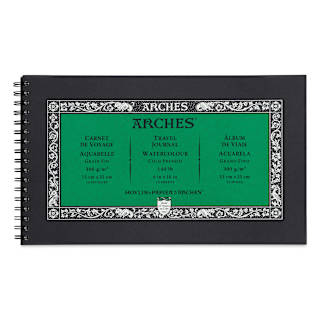 Arches Watercolor Travel Journal - Cold Press, 15 Sheets