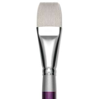 Silver Brush Silver Silk 88 Synthetic Brush - Short Handle, Wash/Glaze, Size 1"