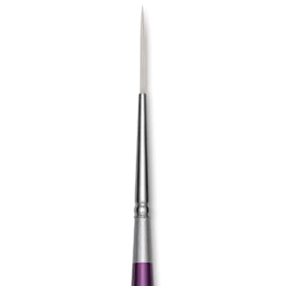 Silver Brush Silver Silk 88 Synthetic Brush - Short Handle, Script Liner, Size 0