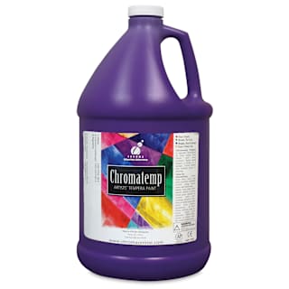 Chroma Chromatemp Artists' Tempera Paint - Violet, 128 oz