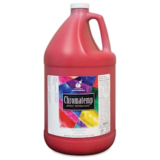 Chroma Chromatemp Artists' Tempera Paint - Red, 128 oz