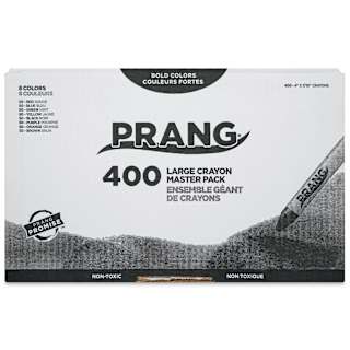 Prang Large Crayons - Master Pack, Pkg of 400, 8 Colors