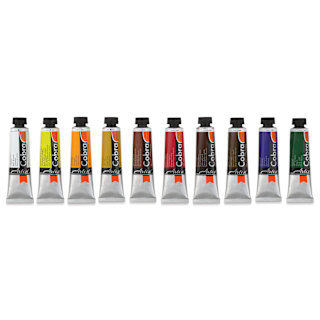Cobra Artist Water Mixable Oil Paint - Set of 10, Peasants Portrait, 40 ml tube