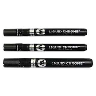 Molotow Liquid Chrome Marker - Assorted, Set of 3