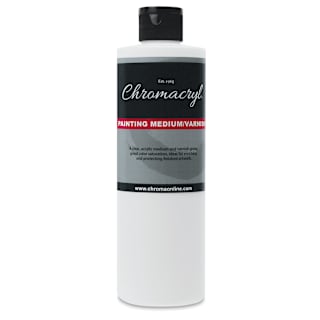 Chromacryl Acrylic Painting Medium and Varnish - 16 oz bottle