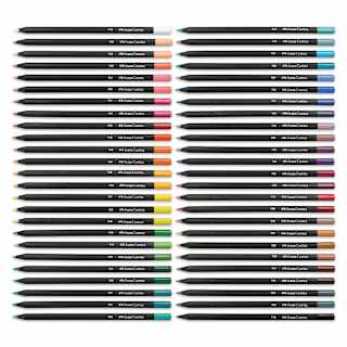 Faber-Castell Black Edition Colored Pencils - Assorted Colors, Set of 50