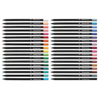 Faber-Castell Black Edition Colored Pencils - Assorted Colors, Set of 36