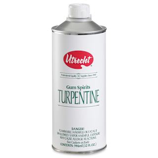 Utrecht Gum Spirits Turpentine - 32 oz can