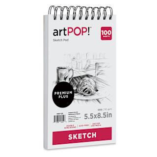 artPOP! Sketch Pad - 5-1/2" x 8-1/2", 100 sheets