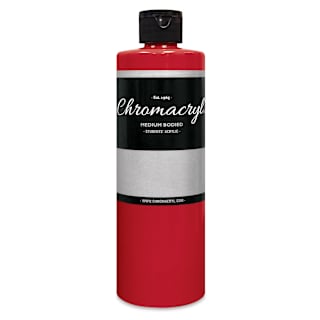 Chromacryl Students' Acrylics - Warm Red, 16 oz bottle
