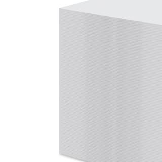 White Foam Board - 20" x 30" x 3/16", Pkg of 100