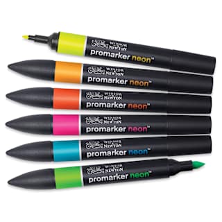 Winsor & Newton Neon ProMarkers - Set of 6