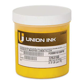 Union Maxopake Liberty Series Ink - Quart, Lemon Yellow