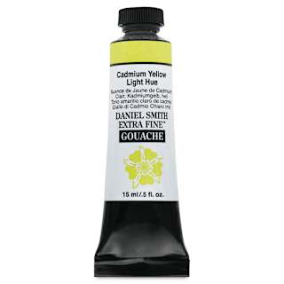 Daniel Smith Extra Fine Gouache - Cadmium Yellow Light Hue, 15 ml