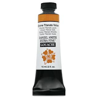 Daniel Smith Extra Fine Gouache - Chrome Titanate Yellow, 15 ml Tube